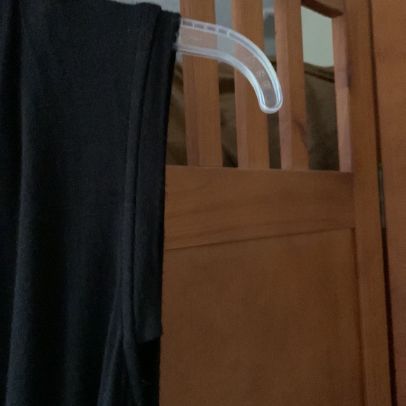 Anthropologie Knit Hi Lo Gathered Wrap Front Top - Picture 4 of 6